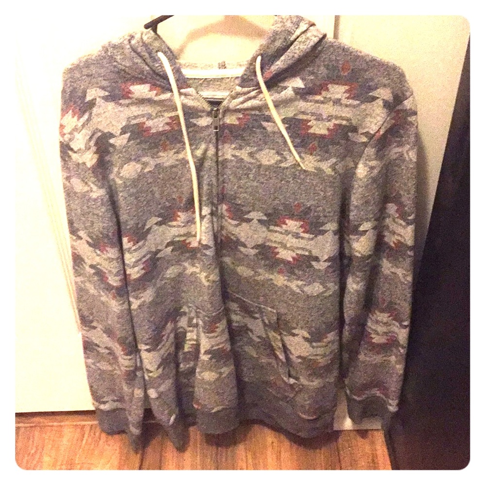 On the Byas. Zip up hoodie. Sz M